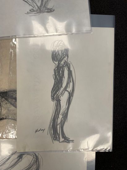 Paul HUBAY (1930-1994)
Ensemble de 11 dessins.
Différentes...