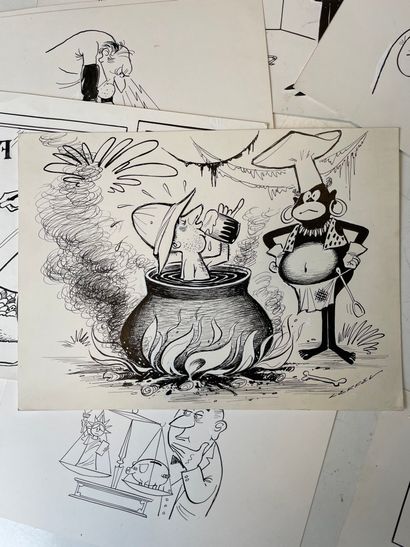 Jean LEFFEL (1918-2001)
Lot de 92 dessins.
Différentes...