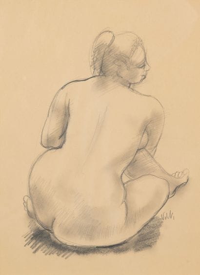 Antoniucci VOLTI (1915-1989)
Nu de dos.
Mine...