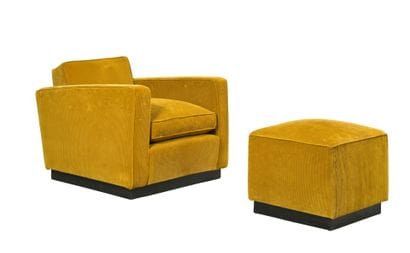 TRAVAIL ITALIEN
Pair of large armchairs and...