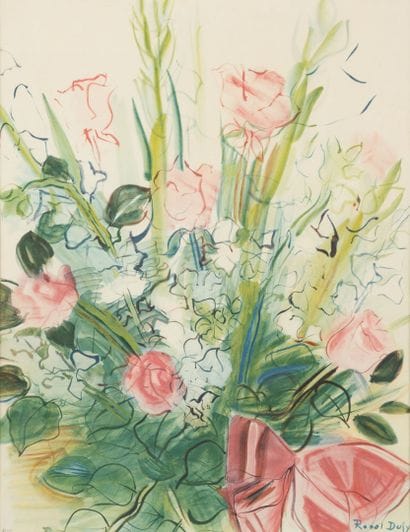 D'après Raoul DUFY
Bouquet de fleurs.
Impression...