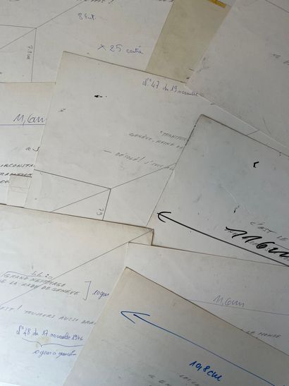 Jean LEFFEL (1918-2001)
Lot de 92 dessins.
Différentes...