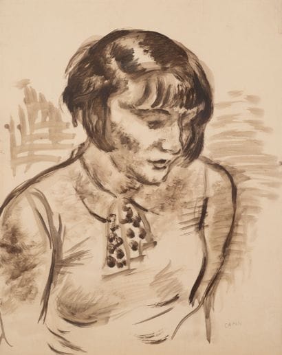 Georges Émile CAPON (1890-1980)
Jeune fille...