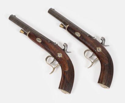 BELGIQUE, vers 1840-1850
Pair of officer's...
