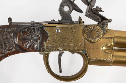 BELGIQUE, vers 1800-1820
Pair of Vénerie...