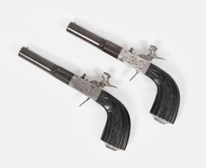 EUROPE, vers 1850
Nice pair of small travel...