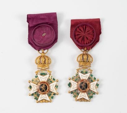 BELGIQUE
Order of Leopold.
Military crosses...