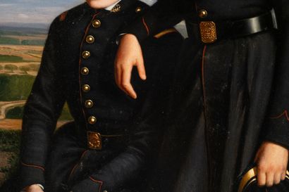 École du milieu du XIXème siècle
Portrait...