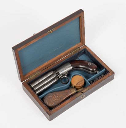 BELGIQUE, vers 1840-1850
MARIETTE
Pistol-revolver...
