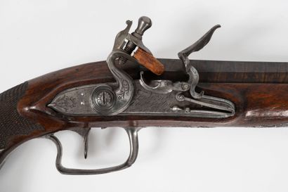 FRANCE, époque Empire
Officer's pistol 
Flintlock...