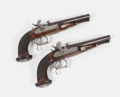 PAYS-BAS, vers 1840-1850
J. BERNARD in Leyden.
Pair...