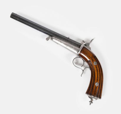 FRANCE, vers 1870-1880
Shooting pistol, GAUBERT...