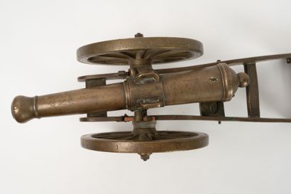 Le Terrible
Bronze model of a cannon, named...