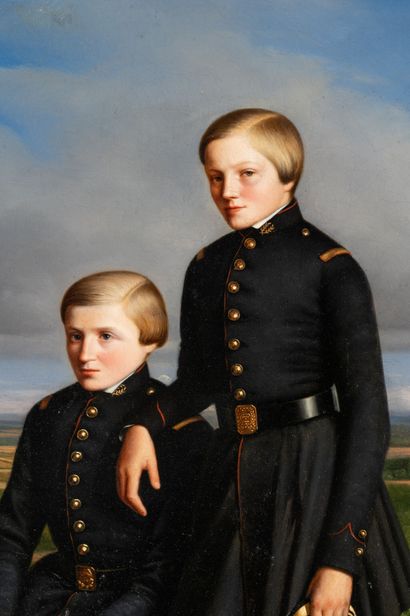 École du milieu du XIXème siècle
Portrait...