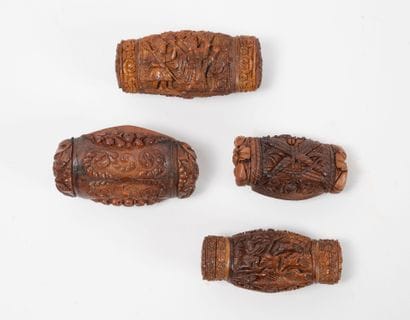 Travail de marins, XIXème siècle
Four snuffboxes...