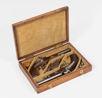 BELGIQUE, vers 1840-1850
Pair of officer's...