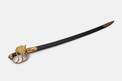Modern copy of an emblazoned saber commemorating...