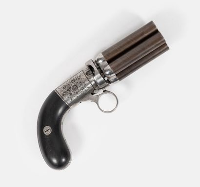 EUROPE, vers 1850
Pistol-revolver known as...