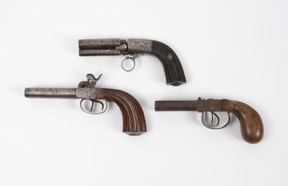 Three pistols:
- one called 