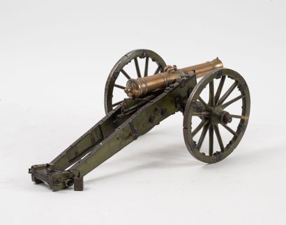 Field gun on 'Gribeauval system' carriage,...