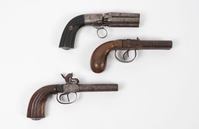 Three pistols:
- one called 