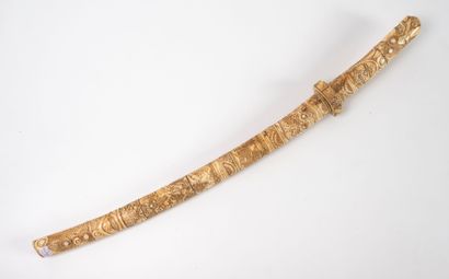 JAPON, vers 1880-1900
Katana.
Spindle and...