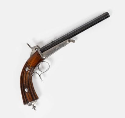 FRANCE, vers 1870-1880
Shooting pistol, GAUBERT...