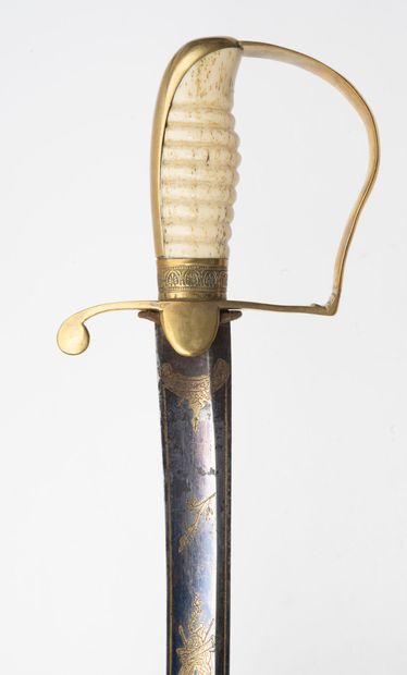 EUROPE, XIXème siècle
Officer's saber (composite).
Modern...