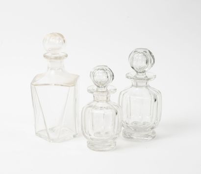 BACCARAT
Garniture de toilette en cristal...