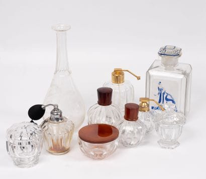 BACCARAT
Garniture de toilette en cristal...