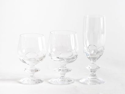 LALIQUE FRANCE
Partie de service de verres...