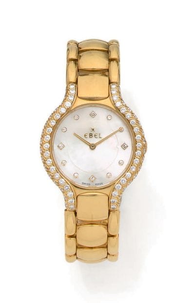 EBEL, Beluga
Montre bracelet de dame en or...