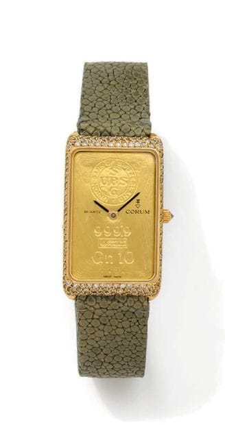 CORUM, Ingot
Men's wristwatch.
Rectangular...