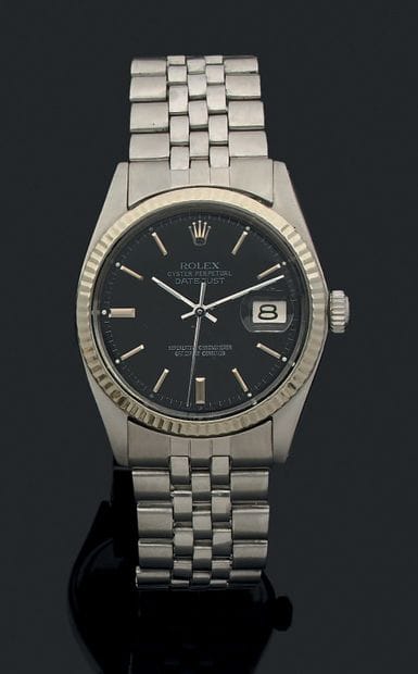 ROLEX “OYSTER PERPETUAL DATEJUST”
Men's stainless...