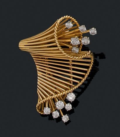 CARTIER, Paris
Yellow gold (750) and platinum...