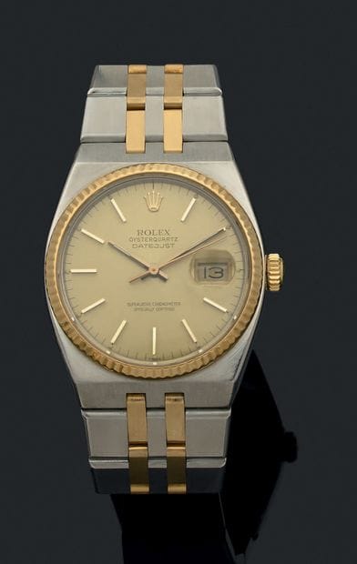 ROLEX “OYSTERQUARTZ DATEJUST”
Men's wristwatch...