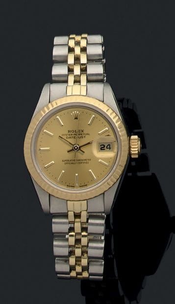 ROLEX “OYSTER PERPETUAL DATEJUST”
Ladies'...