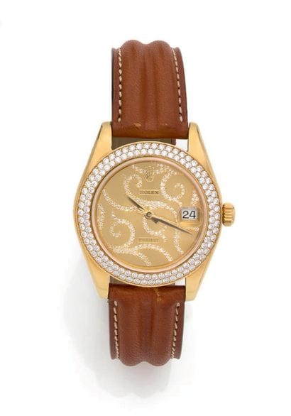 ROLEX “OYSTER PERPETUAL LADY DATEJUST PEARLMASTER”
Ladies'...