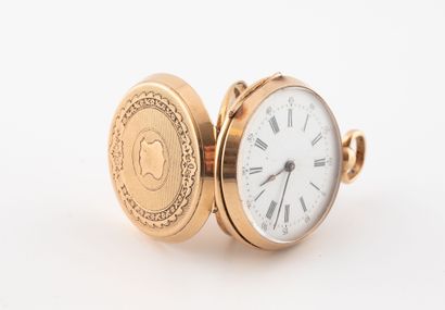 Ladies' watch in yellow gold (750).
Hand-wound...