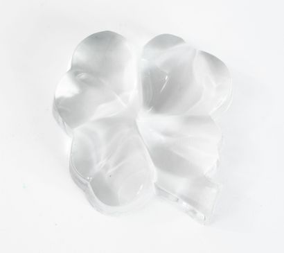 BACCARAT
Set of two crystal paperweights...