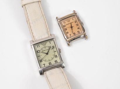 EMPORIO ARMANI
Men's wristwatch.
 Rectangular...