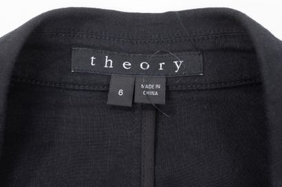 THEORY
Black linen jacket. 
Louisine