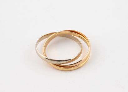 CARTIER
Three-ring Trinity ring in three-tone...