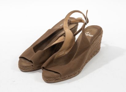 CASTANER
Pair of espadrilles in cotton and...