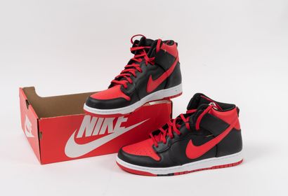 NIKE, Dunk High CMFT Bred
Pair of Nike, Dunk...
