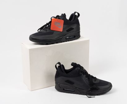 NIKE, Air Max 90 Mid Sneakerboot Patch BLK...