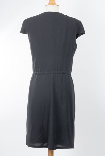ARMANI
Sleeveless black dress with two patch...