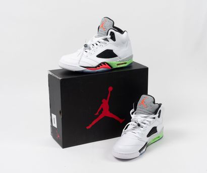 NIKE, Air Jordan 5 'Poison Green'
Pair of...