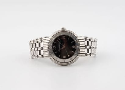 BOUCHERON 
Men's stainless steel wristwatch,...