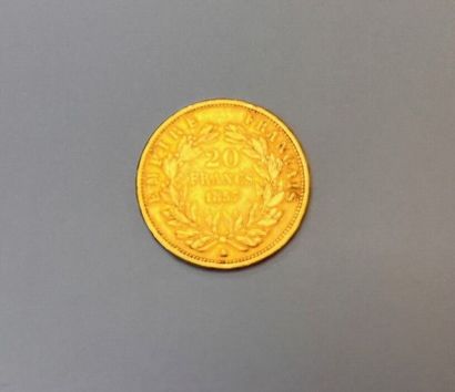 FRANCE
20 franc coin, Napoleon III, 1857.
Total...